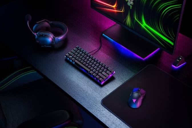 educacion fisica Razer Huntsman mini analógico - nosotros un color 222R73 teclado