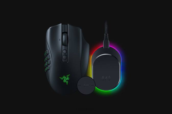educacion fisica Razer Paquete naga v2 pro + base para mouse pro un color 222R44 ratones