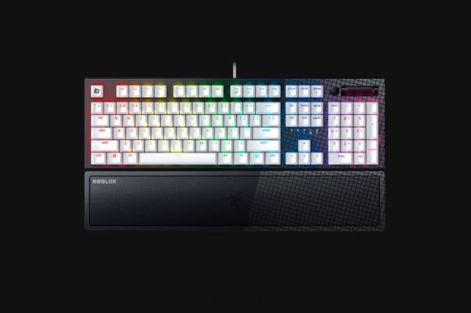educacion fisica Razer blackwidow v3 - interruptor verde - nosotros - edición roblox blanco 222R59 teclado