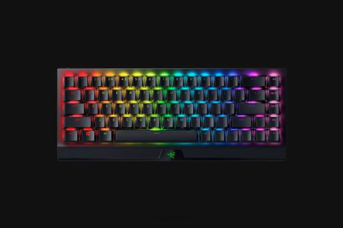 educacion fisica Razer blackwidow v3 mini hyperspeed - edición fantasma - interruptor amarillo - nosotros negro 222R64 teclado