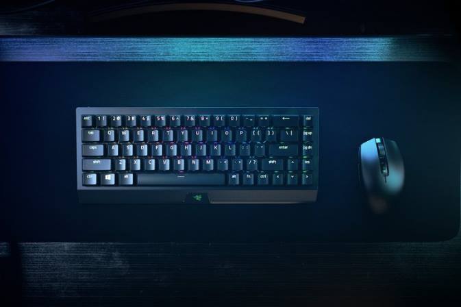 educacion fisica Razer blackwidow v3 mini hyperspeed - interruptor amarillo - nosotros negro 222R63 teclado