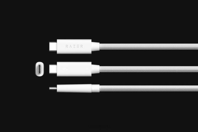 educacion fisica Razer cable rayo 4 blanco 222R22 componente de computadora