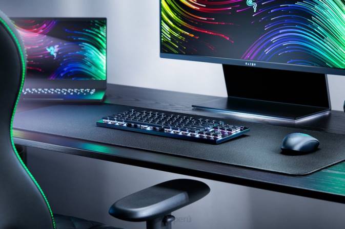 educacion fisica Razer deathstalker v2 pro tenkeyless - interruptor óptico con clic - nosotros negro 222R66 teclado