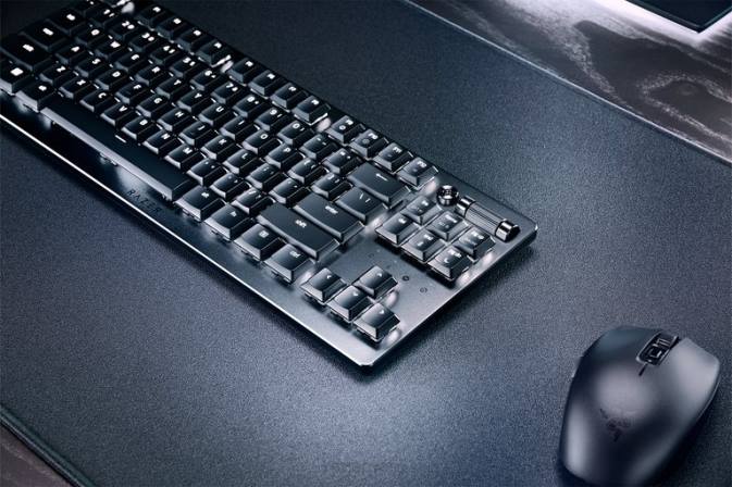 educacion fisica Razer deathstalker v2 pro tenkeyless - interruptor óptico con clic - nosotros negro 222R66 teclado