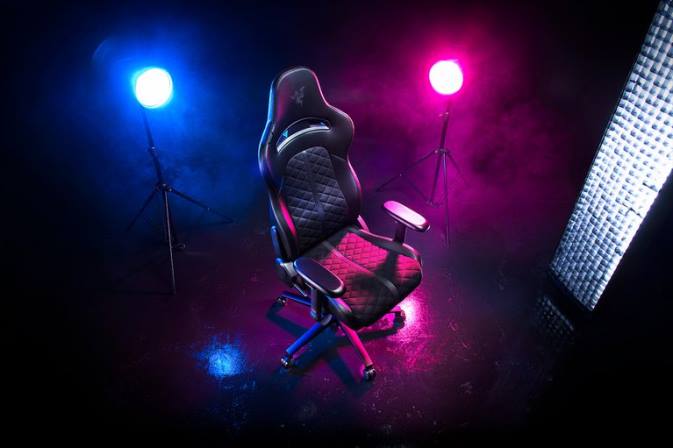 educacion fisica Razer enki negro 222R132 silla de juego