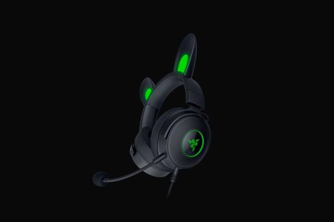 educacion fisica Razer gatito kraken v2 pro negro 222R103 creación de contenido