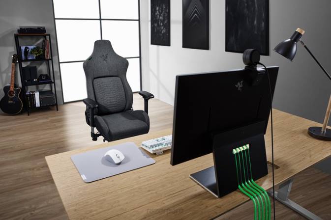 educacion fisica Razer iskur - tela gris oscuro un color 222R137 silla de juego