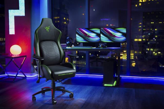 educacion fisica Razer iskur negro 222R136 silla de juego
