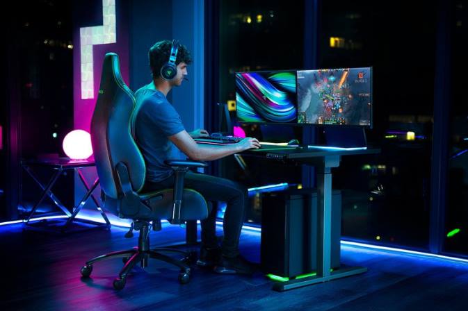 educacion fisica Razer iskur negro 222R136 silla de juego