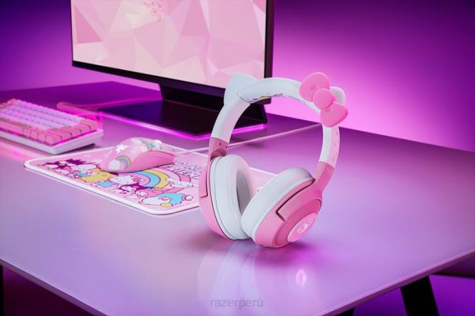 educacion fisica Razer kraken bt - edición hello kitty y amigos un color 222R106 creación de contenido