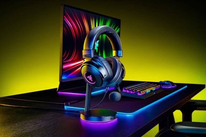 educacion fisica Razer kraken v3 hipersentido un color 222R95 audio de juegos