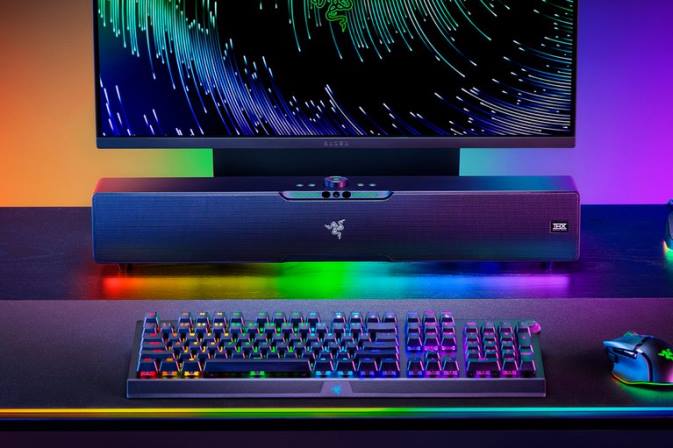 educacion fisica Razer leviatán v2 pro un color 222R82 audio de juegos