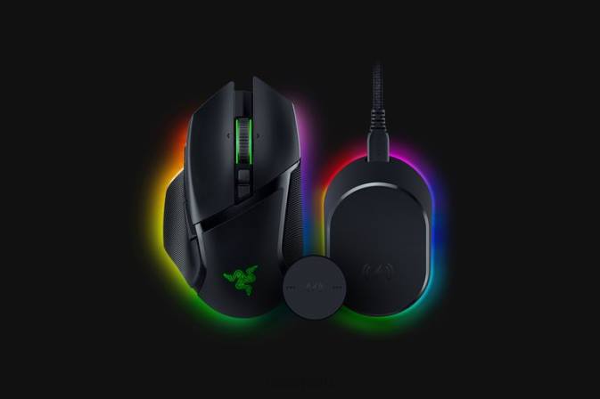 educacion fisica Razer paquete basilisk v3 pro + base para mouse pro un color 222R30 ratones