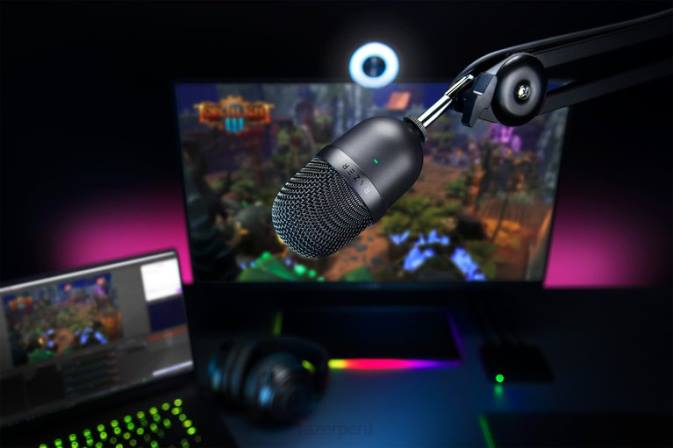 educacion fisica Razer sirena mini negro 222R110 creación de contenido