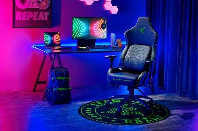 educacion fisica Razer tapete del equipo un color 222R140 silla de juego