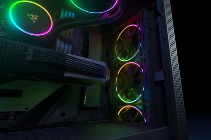 educacion fisica Razer croma kunai - 3 ventiladores un color 222R20 componente de computadora