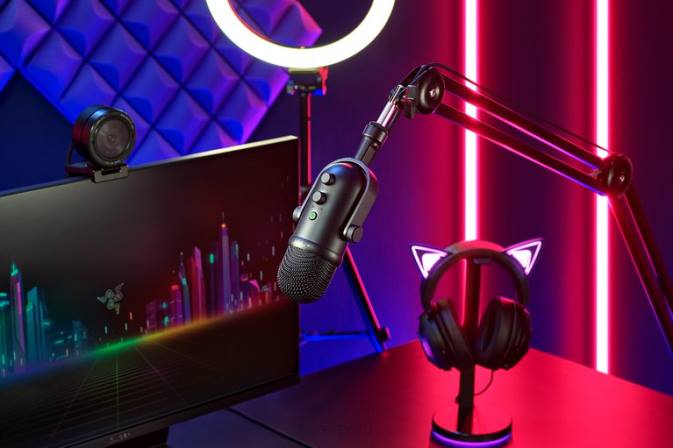 educacion fisica Razer sirena v2 pro un color 222R108 creación de contenido
