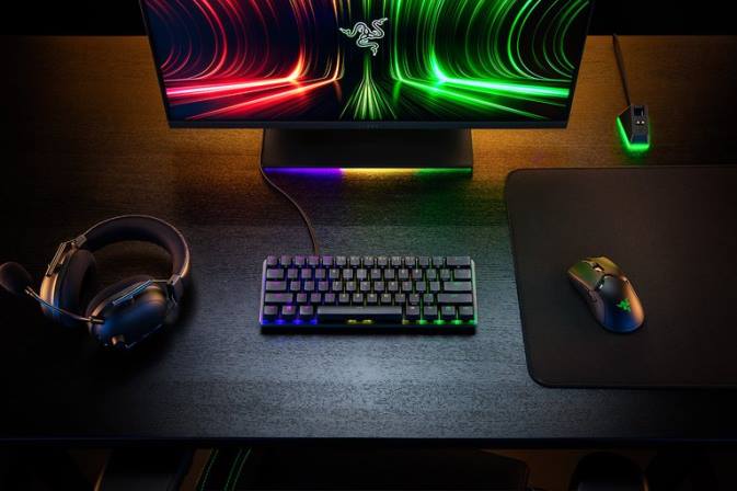 educacion fisica Razer Huntsman mini analógico - nosotros un color 222R73 teclado