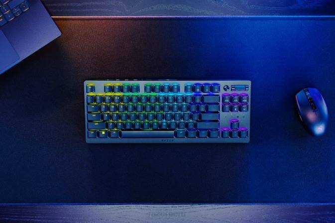 educacion fisica Razer deathstalker v2 pro tenkeyless - interruptor óptico con clic - nosotros negro 222R66 teclado
