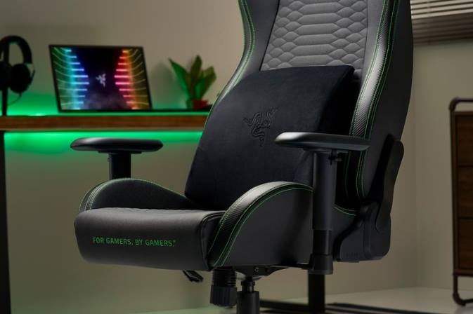 educacion fisica Razer cojín lumbar un color 222R146 silla de juego