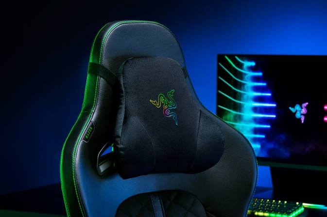 educacion fisica Razer cojín para la cabeza croma un color 222R144 silla de juego